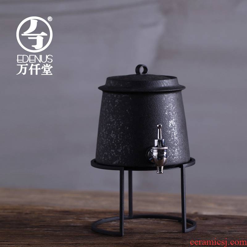 M letters kilowatt/hall ceramic water storage tank storage tank with han han wind jugs tea accessories tea zero wind yipin
