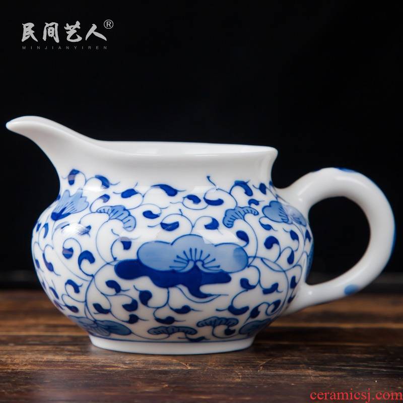 Jingdezhen hand - made ceramic fair keller kung fu tea tea fair sea glass tea cup by hand points