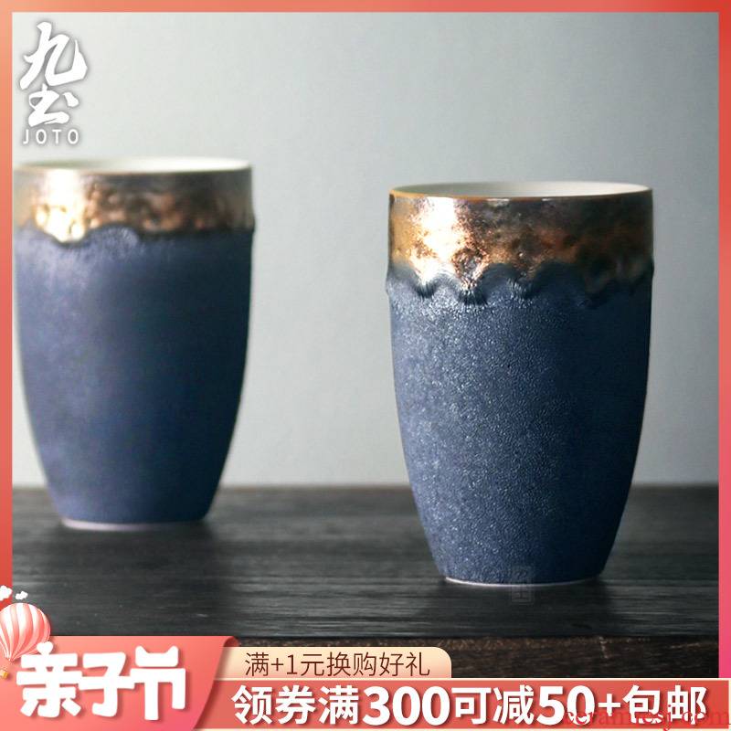 About Nine soil Japanese ceramic picking cups of coffee cups individuality creative cup jingdezhen manual coarse pottery master CPU