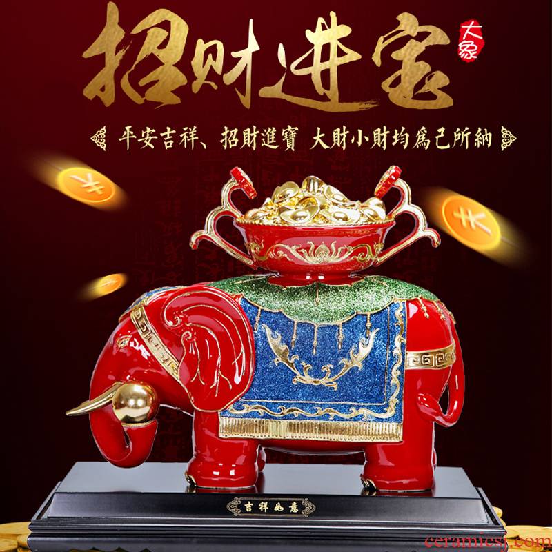 True sheng wing elephant household act the role ofing is tasted sitting room adornment office ceramic creative handicraft furnishing articles housewarming