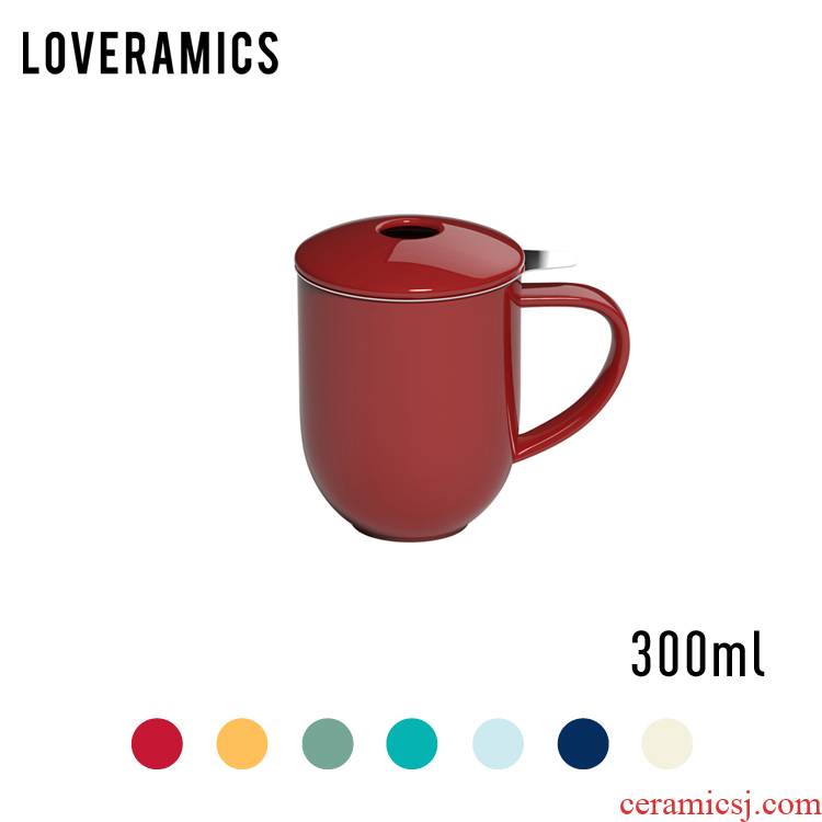 Loveramics love Mrs Pro Tea300ml ceramic cup filter tea cup + cover + tea cups