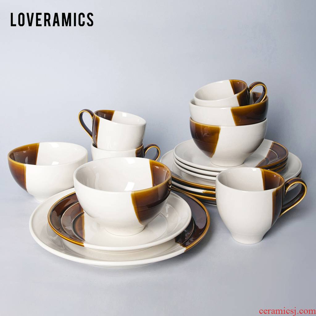 Loveramics love Mrs Tang sancai household tableware suit dishes combine western 16 times