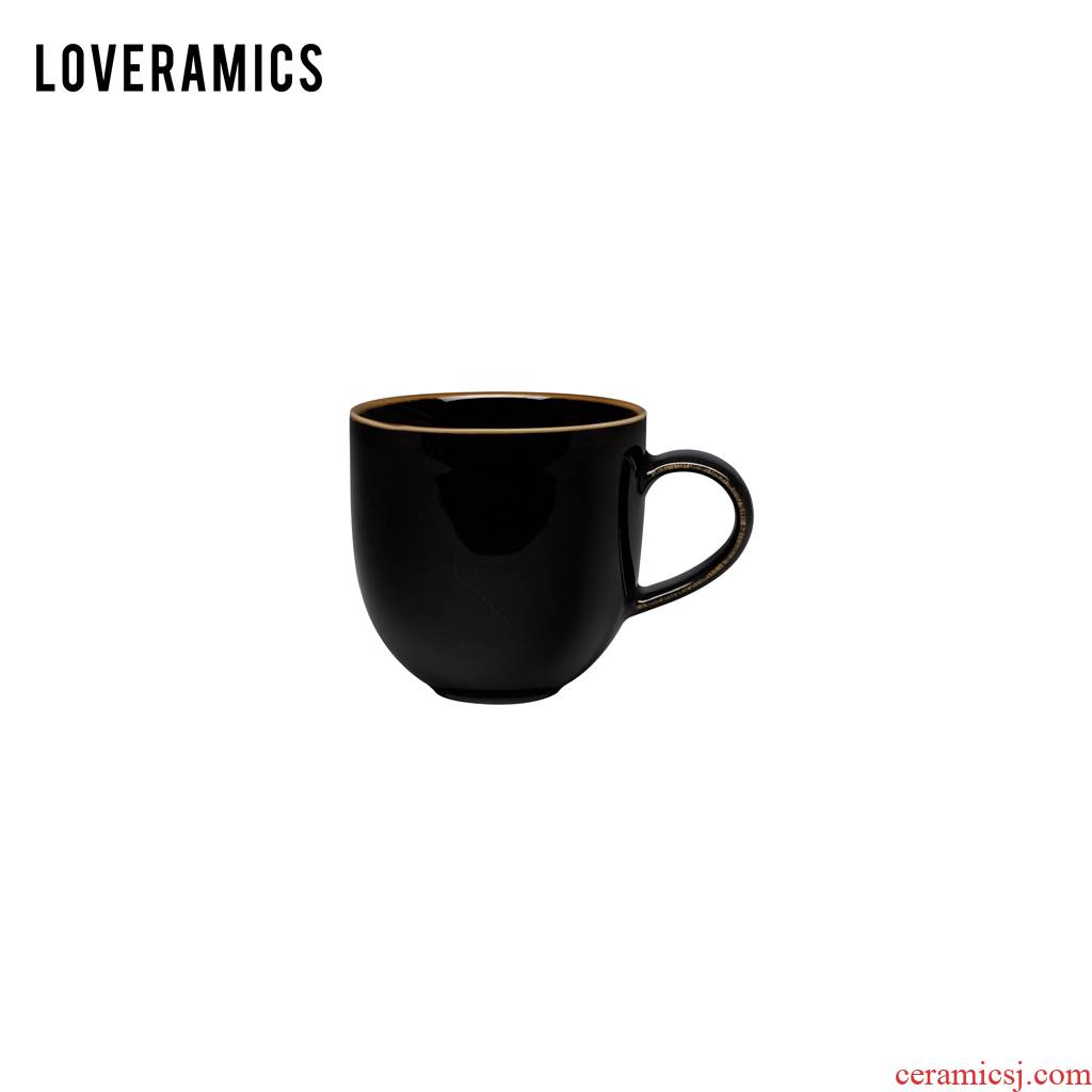Loveramics love Mrs Wonderful artical excelling nature 330 ml milk cup tea cup cup (black)