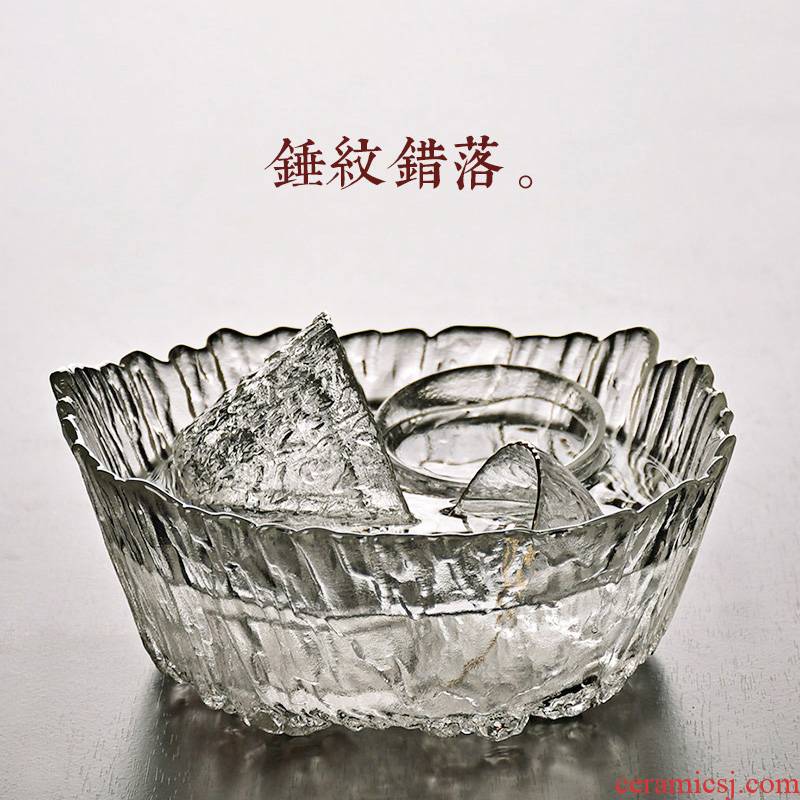 Hin reputation for wash large household ceramics Japanese hammer glass tea cup water jar for wash dishes compote tea set spare parts