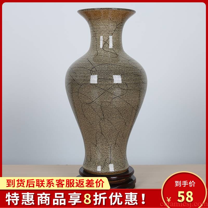 386 jingdezhen ceramics creative color glaze flower vases, I and contracted household decorations furnishing articles