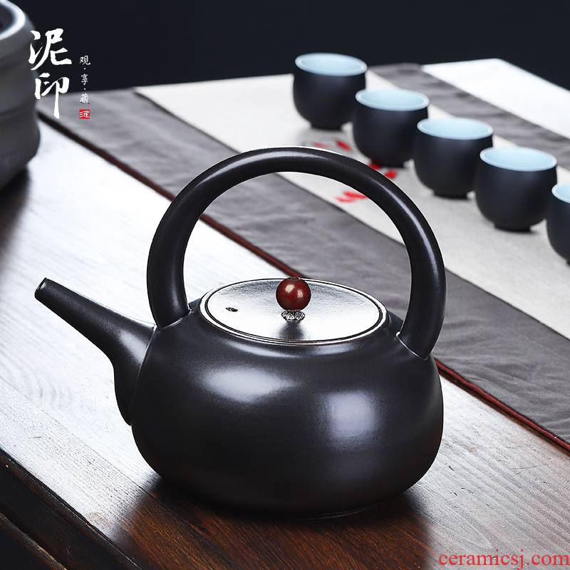 Girder mud seal pot of kung fu tea set electric ceramic kettle office TaoLu cooking pot home single pot of the teapot