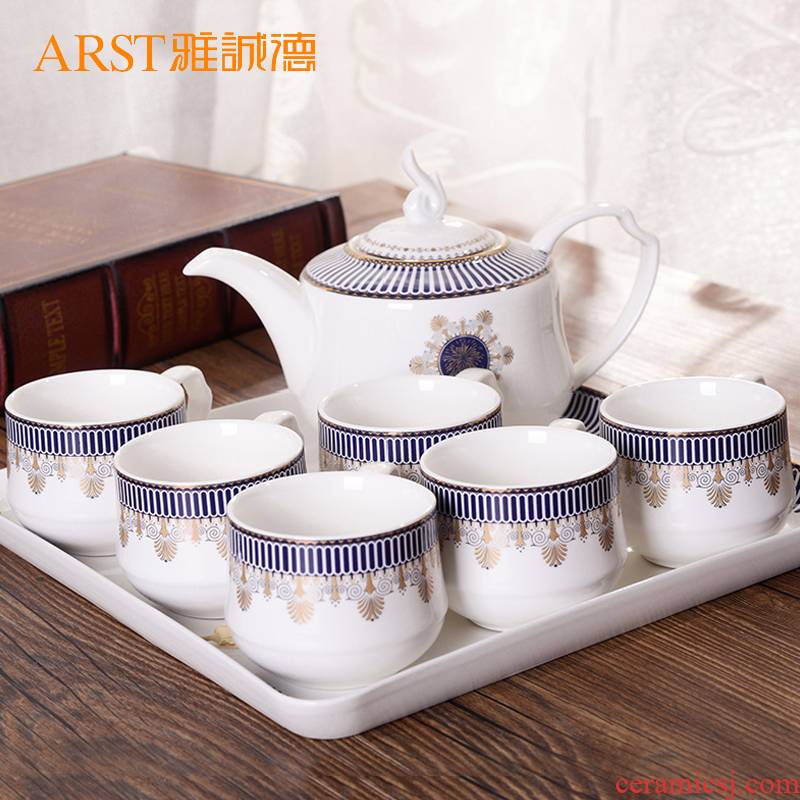 Ya cheng DE 8 woolly jas porch tea sets tea water set of household ceramic teapot tea tea tray package