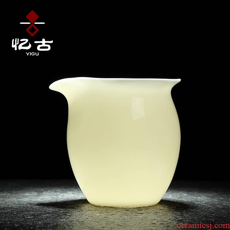 Have the ancient white porcelain tea set fair keller household kung fu tea tea accessories tea tea ware well cup of dehua