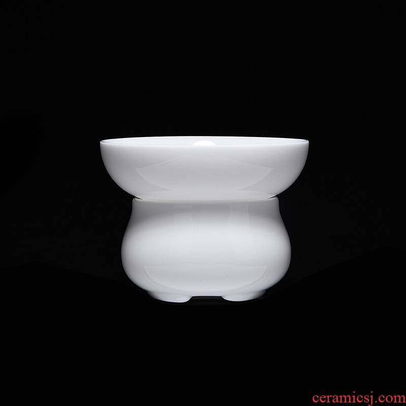 Jun ware dehua white porcelain ceramic kung fu tea tea filter accessories filter Chinese white tea) tea strainer