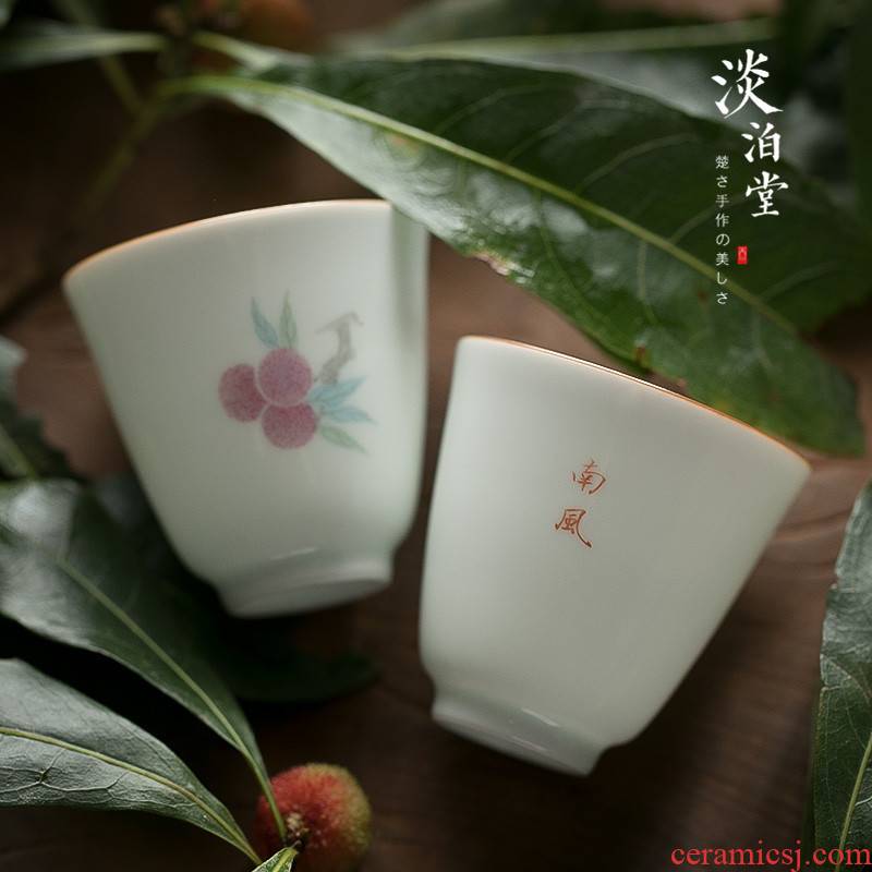 Poly real view jingdezhen south hand - made arbutus masters cup sweet white kung fu tea tea set by hand