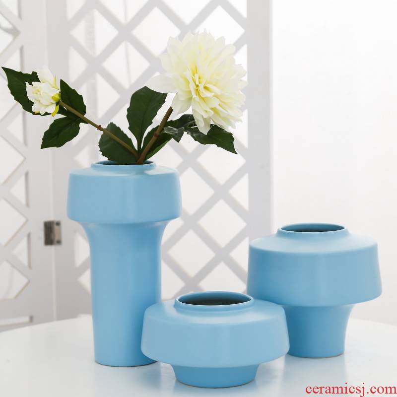 Mesa of jingdezhen ceramic vase sitting room adornment balcony between example simulation artificial flowers home hydroponic furnishing articles