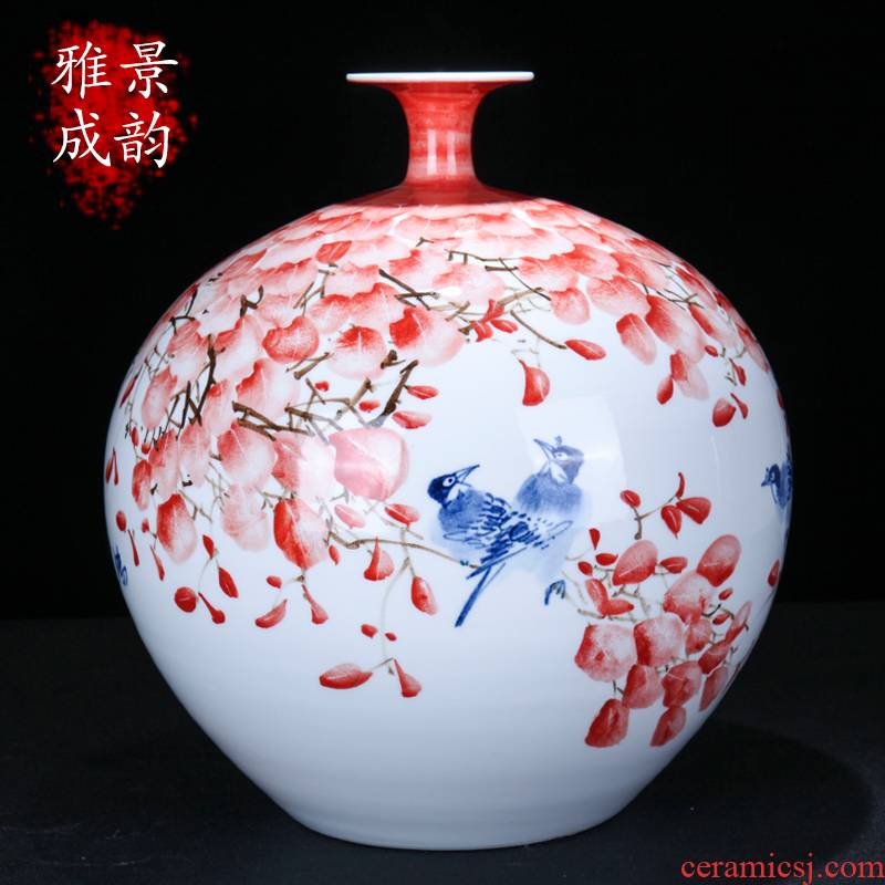 Jingdezhen ceramic new Chinese style much luck craft vase home sitting room porch flower arranging, adornment is placed