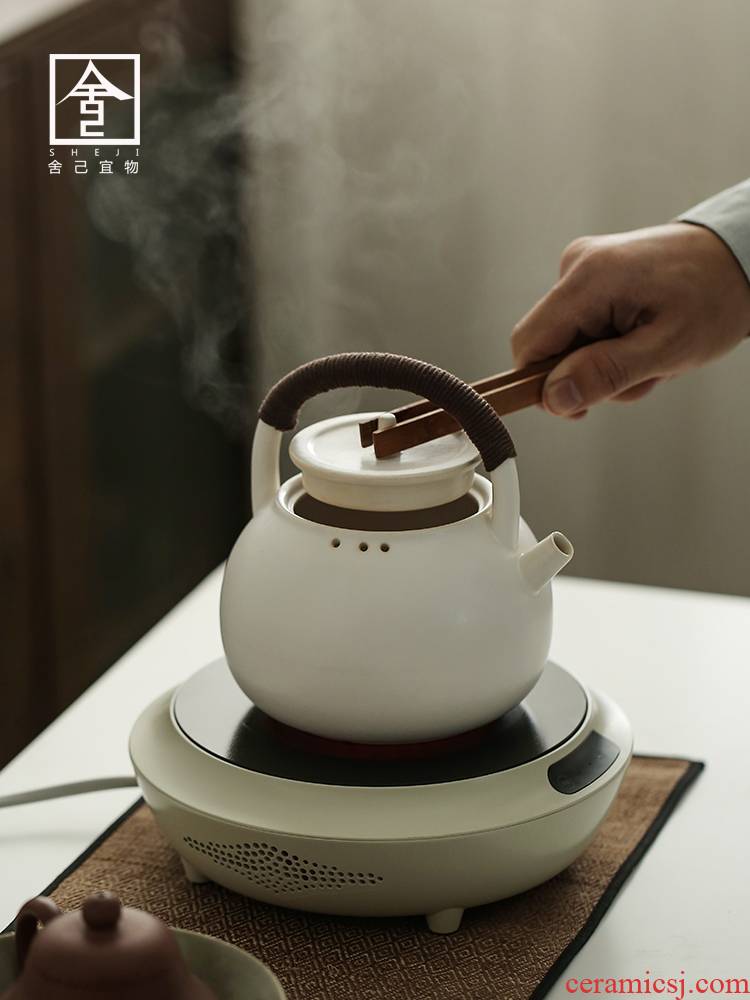 Electric TaoLu boiling tea tea stove suit white tea boiling tea ware the teapot tea stove ceramic furnace household ceramic POTS