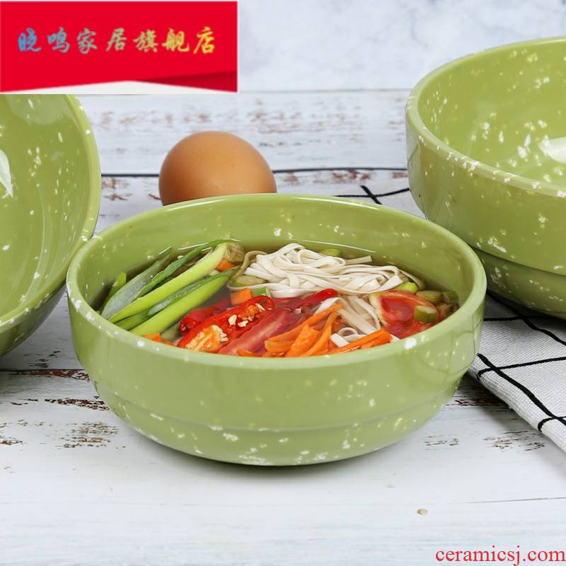 1 melamine rainbow such as bowl ltd. plastic short use of Korean short short foot bowl bowl Yang Guofu malatang bowl imitation porcelain tableware