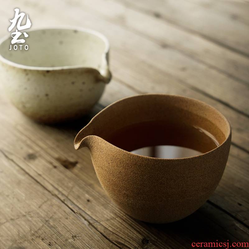 About Nine soil coarse pottery fair keller Japanese manual kunfu tea and tea cups of large capacity to restore ancient ways the sea hot tea tea ware