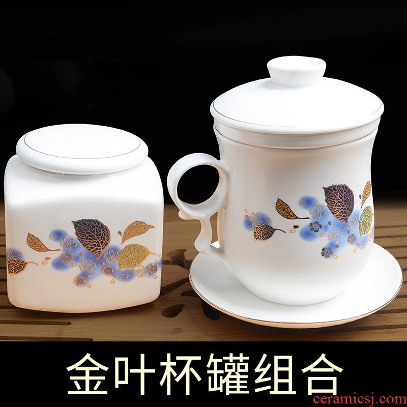 Xiang feng ceramic filtration separation with cover the tea cups cups kung fu tea cup with water glass tea pot