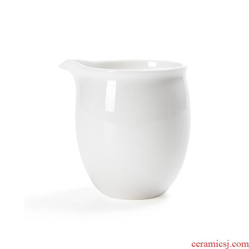 Jun ware fair dehua lard white porcelain cup checking ceramic tea sea kung fu tea accessories tea device and a cup of tea