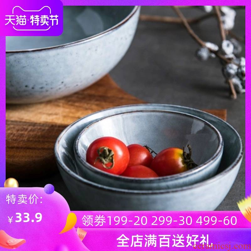 Lototo Japanese ceramics tableware household single rice bowls bowl rainbow such as bowl bowls creative ceramic bowl mercifully rainbow such use