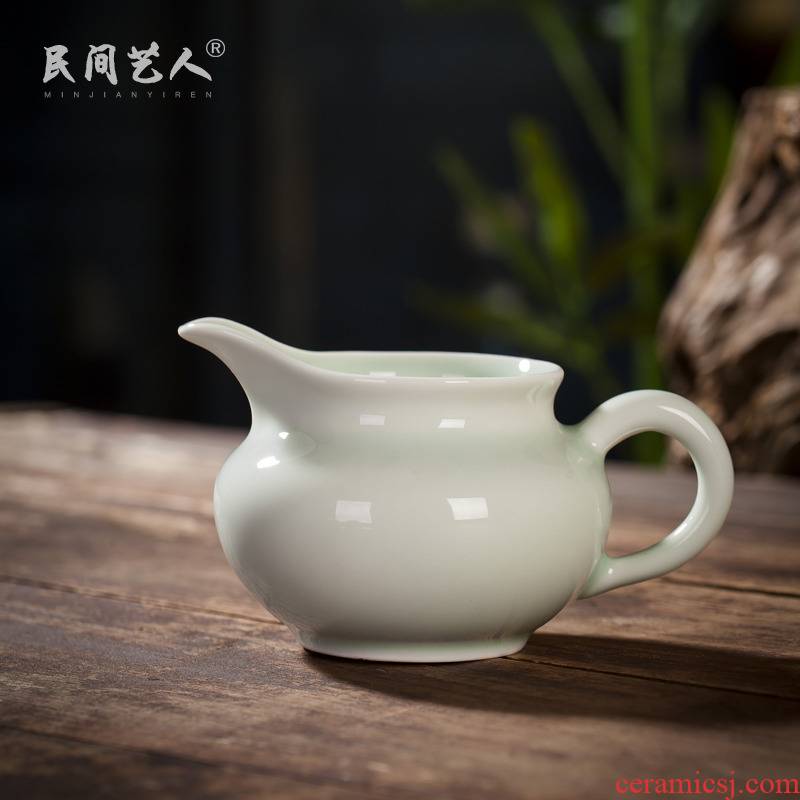 Celadon jingdezhen porcelain fair fair keller side got tea ware as kung fu tea tea tea tea accessories work way