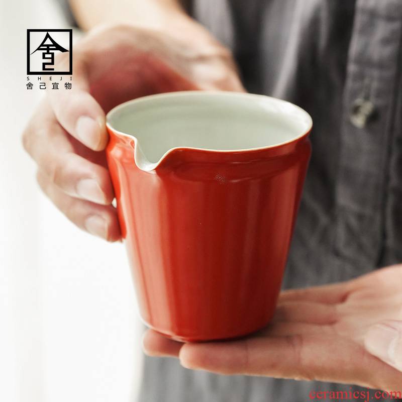 The Self - "jingdezhen undressed ore coral red tea is tea tea set ceramic fair keller points using a single male sea. A cup of tea