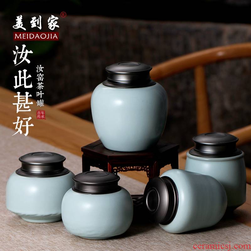 Your up ceramic tea pot seal pot empty as cans household small grains, dried fruit storage tanks tea boxes, tea tin can