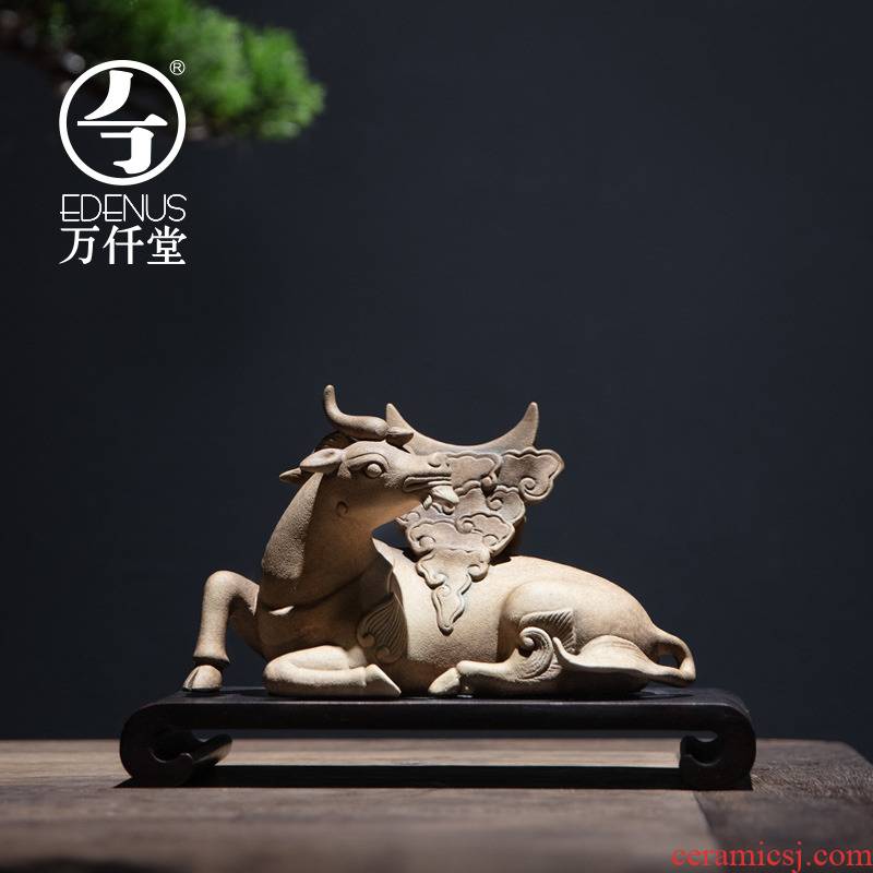 Thousands of thousand hall new its zodiac cattle decoration ceramic gifts auspicious that occupy the home furnishing articles reemergence