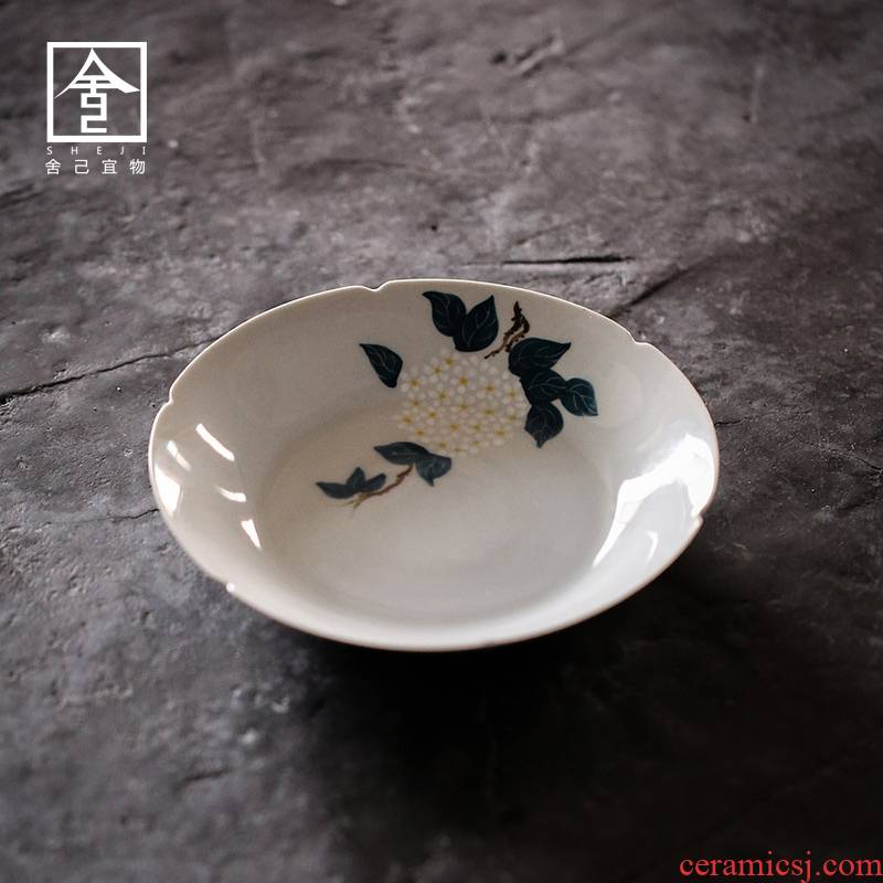 Pastel hand - made POTS dry socket jingdezhen ceramic tea adopt Japanese mat keeps dry pot mercifully tureen white porcelain of the ancients
