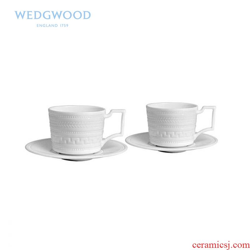 Wedgwood Intaglio anaglyph ipads porcelain cup 2 disc 2 tablespoons (70 ml) ipads porcelain espresso cups