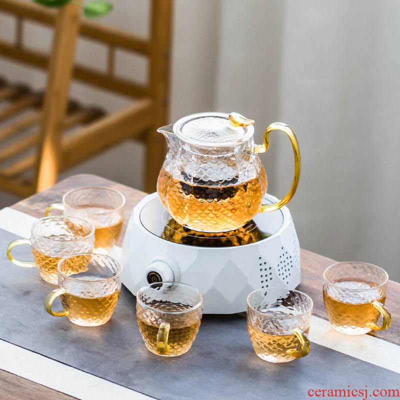 The Heat - resistant glass teapot electric TaoLu boiled tea tea bags are quiet home small electric tea stove cooking pot boil water