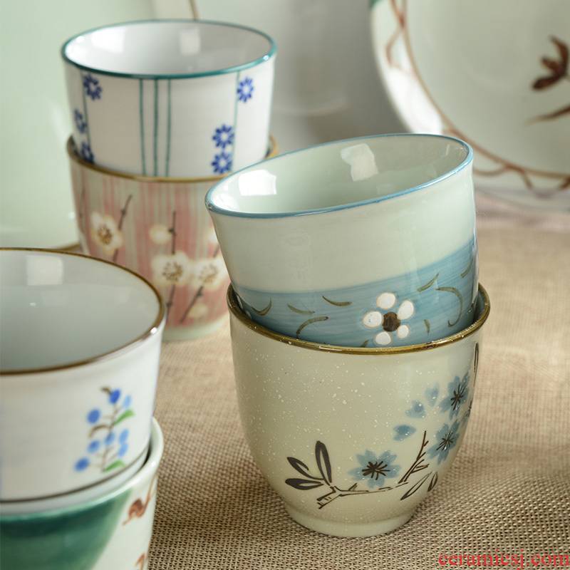 Ceramic cups characteristics of new Chinese style masters cup 150 ml Japanese blue and white porcelain cup noggin small tea cups