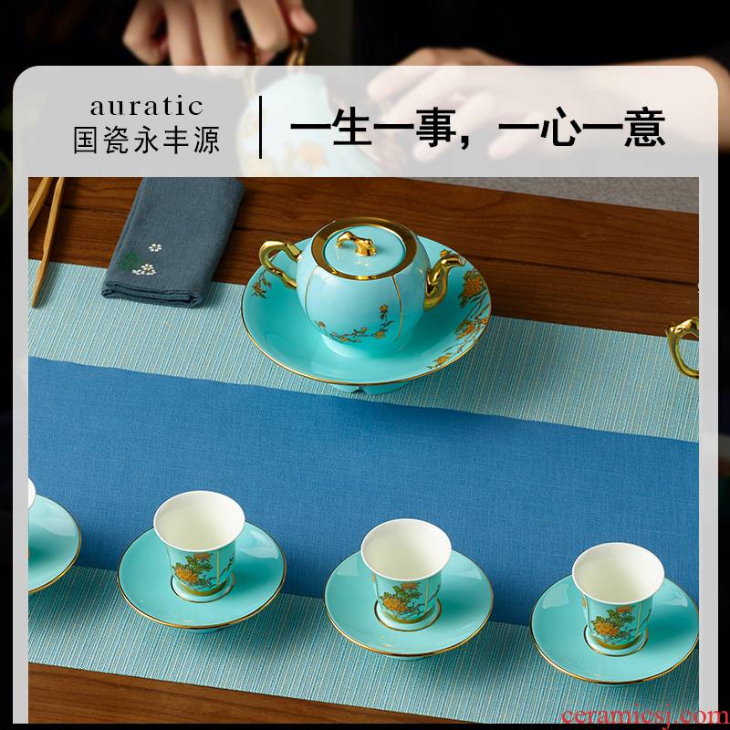 The porcelain yongfeng source tea table household waterproof cloth art tea accessories Chinese zen tea table flag tea table MATS