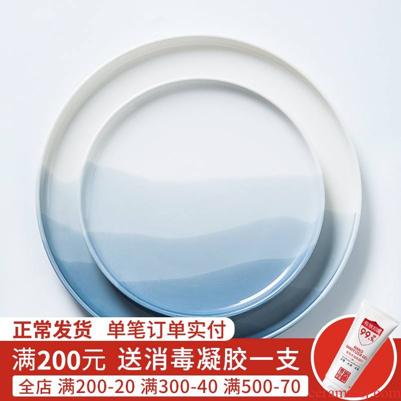 Jian Lin household ceramics rainbow such as bowl of rice bowl bowl round plate good - & mark cup alpine salad bowl