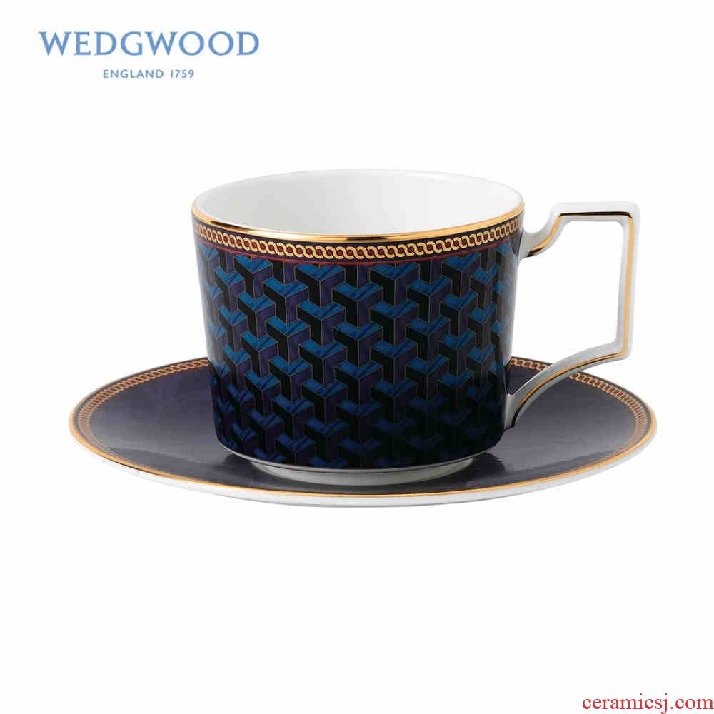 Wedgwood waterford Wedgwood Byzance series of Byzantine ipads China blue glass of a disc of suits for
