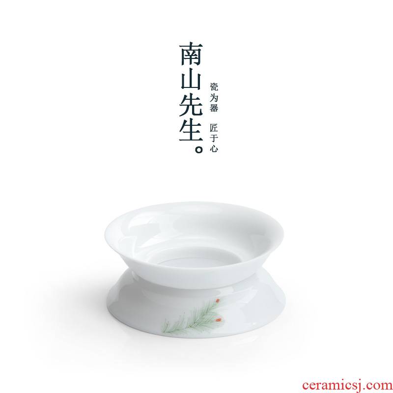 Mr Nan shan pinus massoniana ceramic filter hand - made kung fu tea tea service parts tea tea strainer slip through a good
