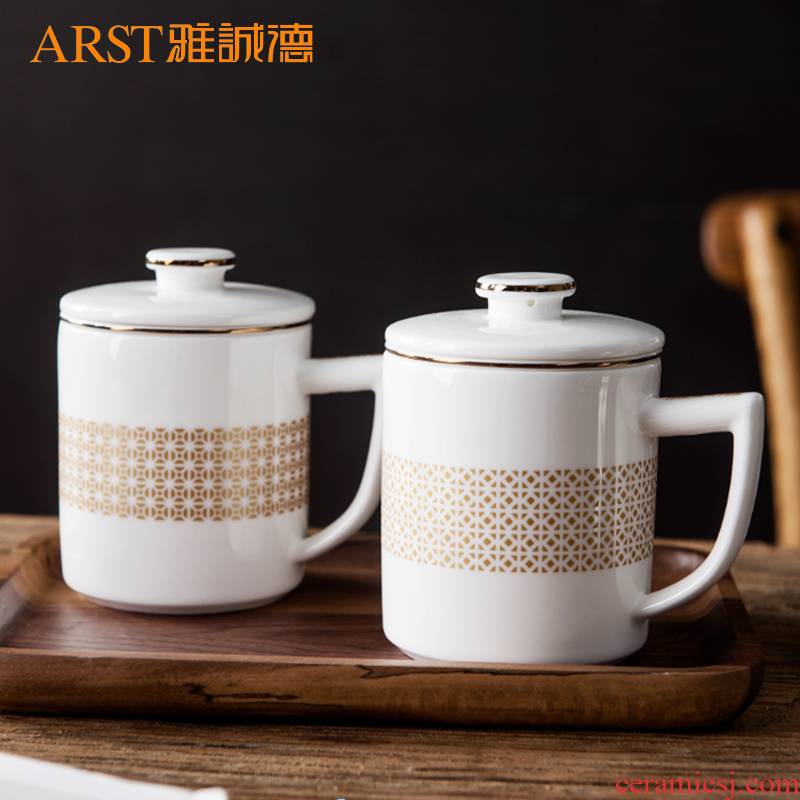 Ya cheng DE dazzle see colour, nameplates, kung fu tea cups small simple pure color glass ceramic cups sample tea cup