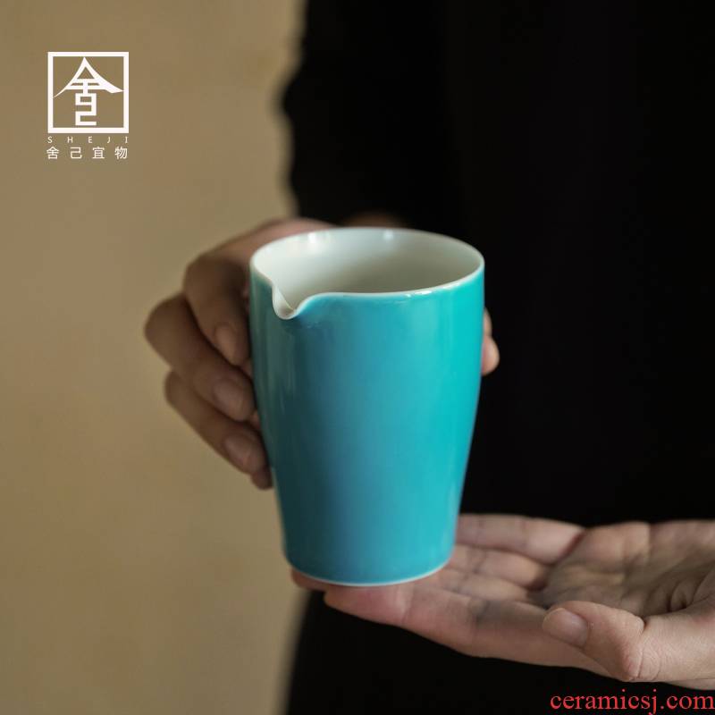 Jingdezhen kung fu tea set reasonable method of blue cup points single male sea cup tea ware ceramic tea cups household contracted