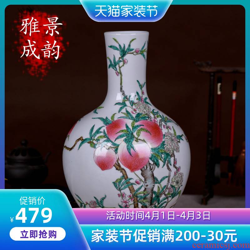 Jingdezhen ceramics archaize peach tree, a new Chinese arts and crafts decorative furnishing articles antique household act the role ofing is tasted