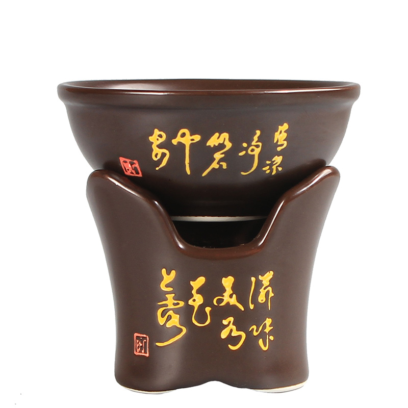 ) make tea tea filter good creative ceramic tea tea black kung fu tea accessories mesh