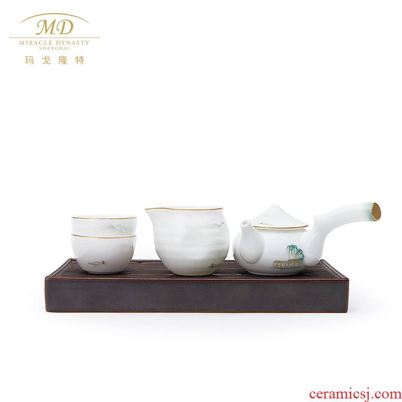 Margot lunt west lake feast 6 skull porcelain tea sets if water kung fu tea with tea tray household utensils