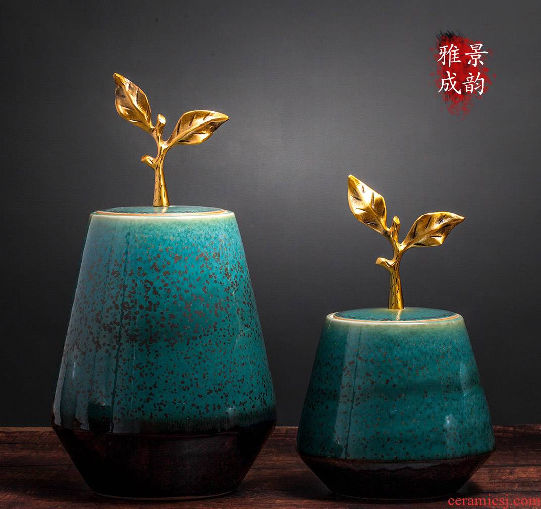 Jingdezhen ceramic new Chinese vase furnishing articles household act the role ofing is tasted, the living room table decoration porcelain vase handicraft