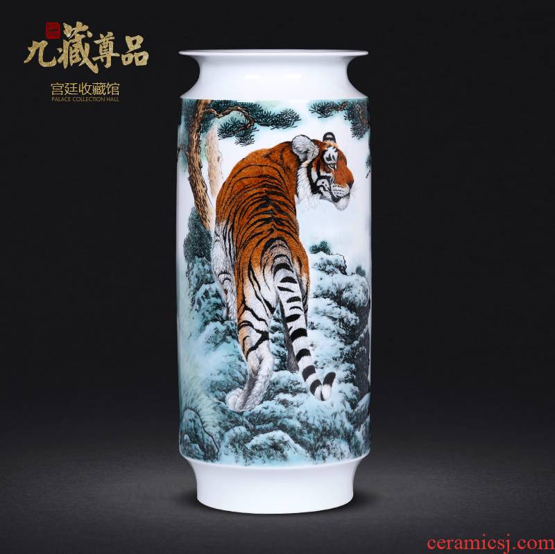 Famous hand - made pastel ideals vase of jingdezhen ceramics household flower arrangement sitting room TV ark, furnishing articles