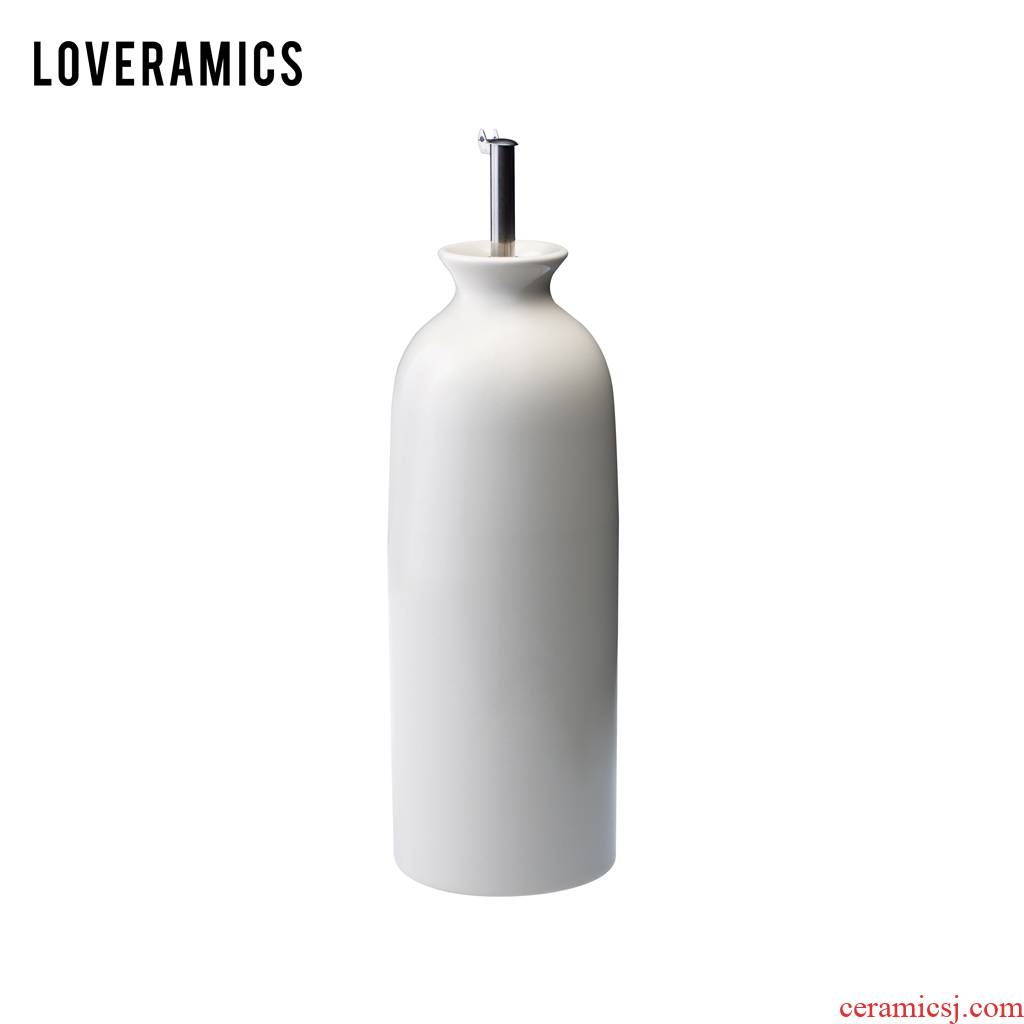 Loveramics love Mrs Beginner 's mind + 750 ml leakproof big oil vinegar bottle capped ceramic POTS