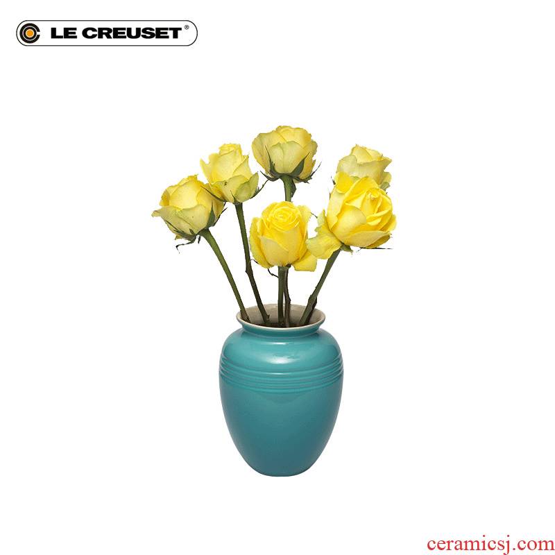 French northern wind LE CREUSET fashion color, cool color stoneware large vase creative living room table