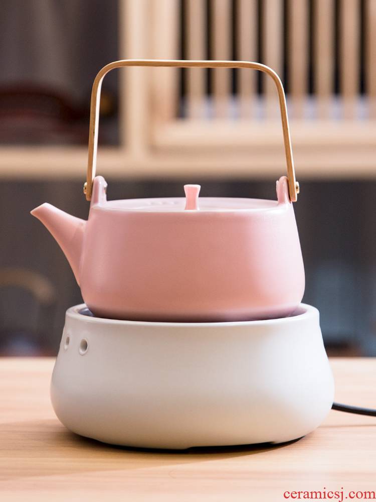 Boil the water jug kettle pink high temperature heat - resistant pot of the pot of brewing tea boiled tea, the electric TaoLu tea stove to Boil tea