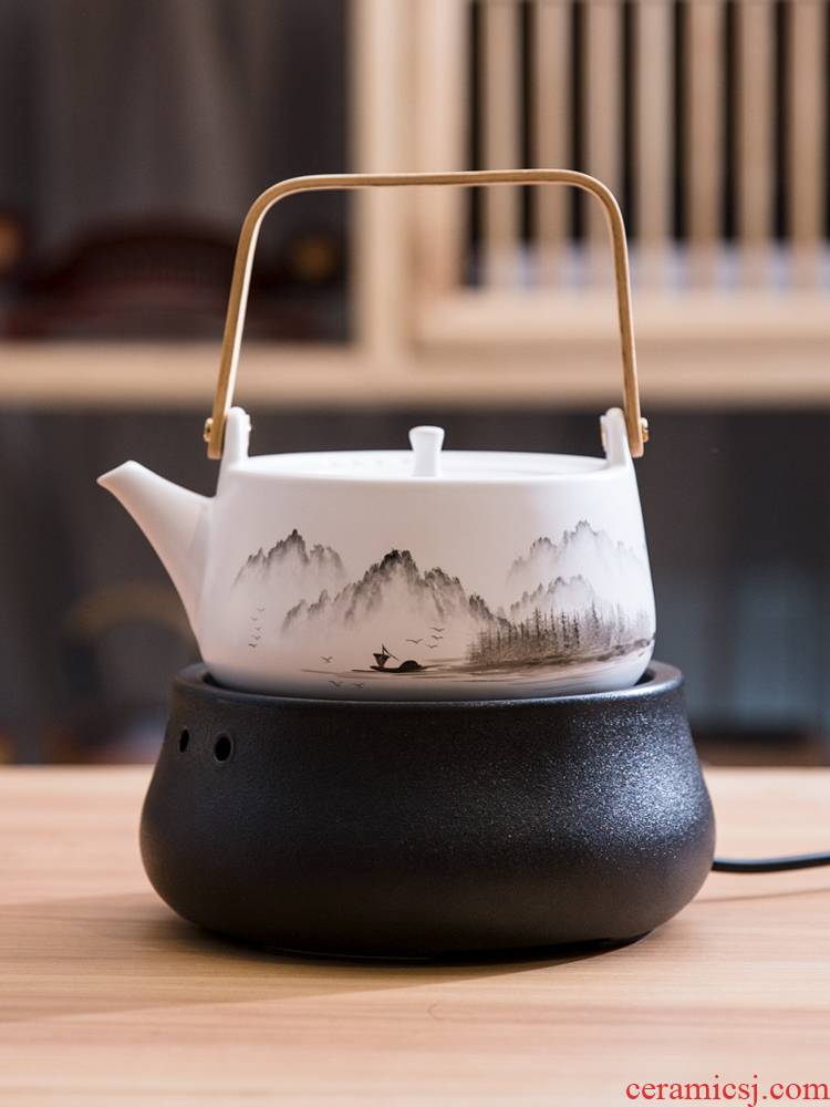Cooking pot hand - made ceramic POTS heat kettle boiling kettle girder pot teapot tea tea machine electricity TaoLu flame