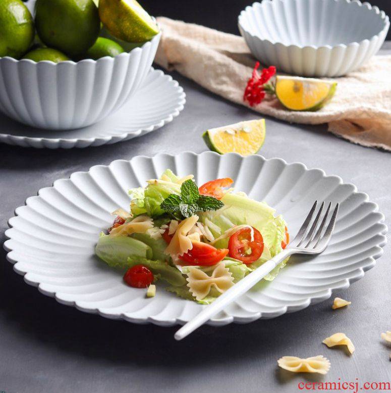 Northern wind mill sand by by dessert dish series pattern plate of dish all the household dinner plate ceramic tableware