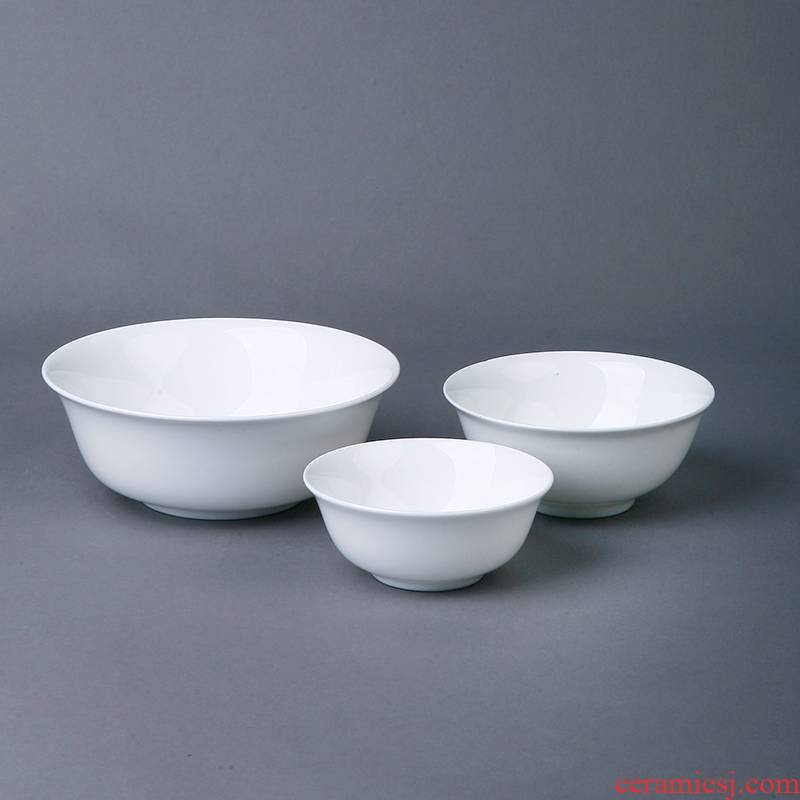 Pure white ipads porcelain bowls contracted household crockery bowl rainbow such as bowl rice bowls little cold dishes