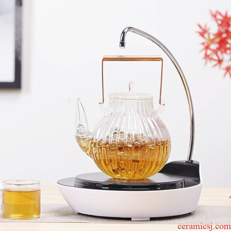 The Heat - resistant glass tea kettle boil tea machine electricity TaoLu whole household kung fu black tea pu - erh tea with water
