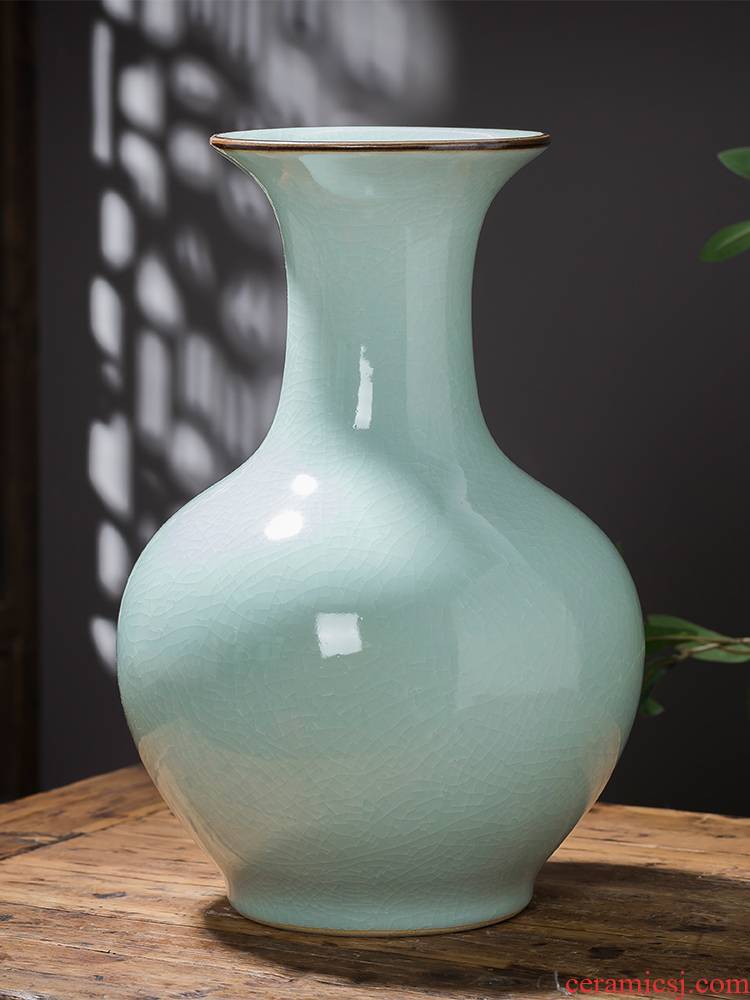 Jingdezhen ceramics antique vase furnishing articles of Chinese style restoring ancient ways is contracted sitting room home TV ark adornment arranging flowers