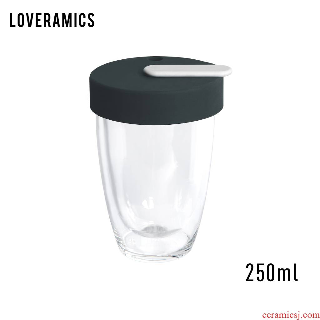 Loveramics love Mrs Nomad double deck glass cup with a cup of portable contracted with a cup of coffee cup